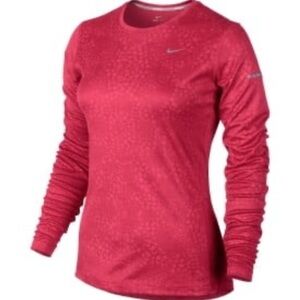 Women’s Long Sleeve Performance Top - red